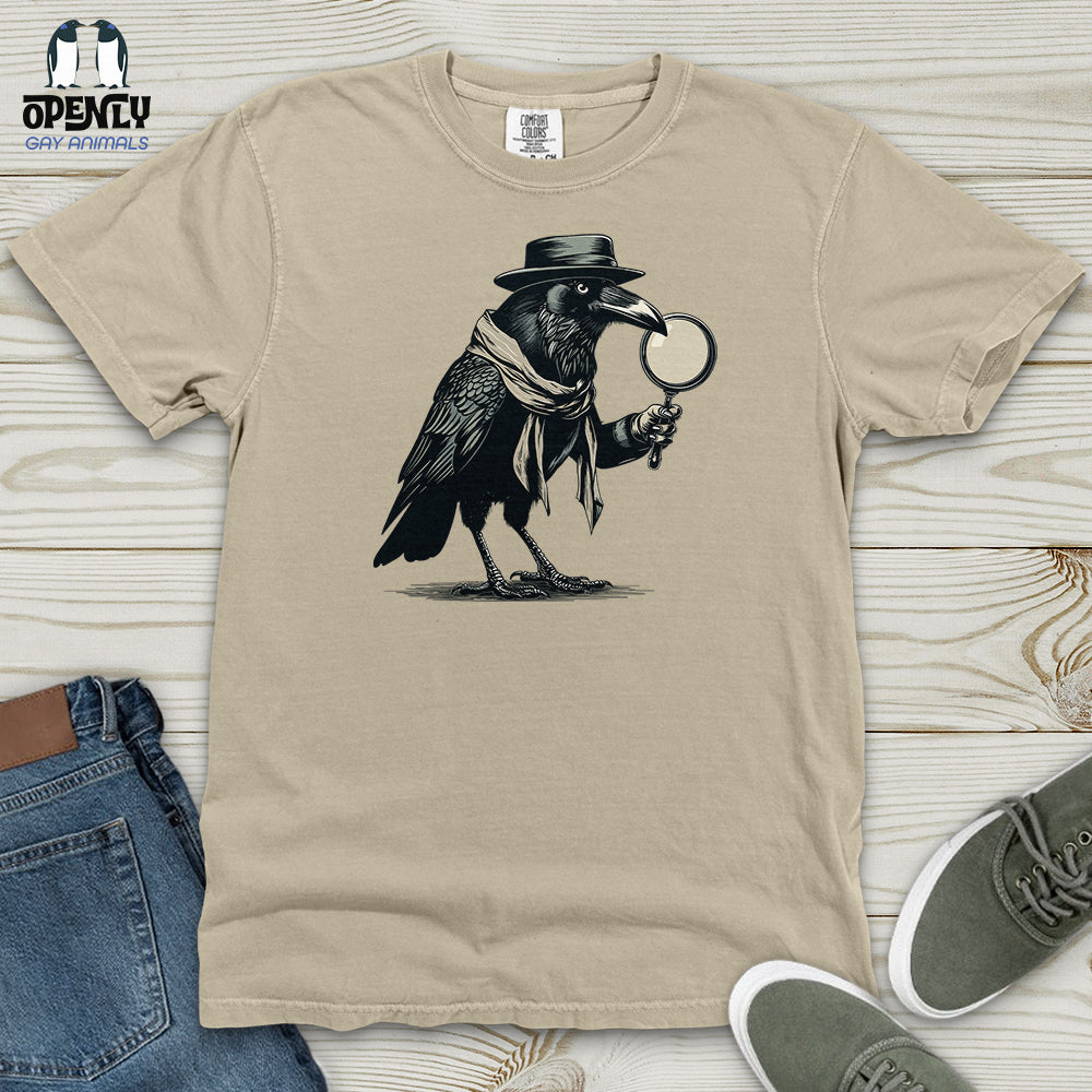 Raven Detective Mystery Heavy Cotton Comfort Colors Tee