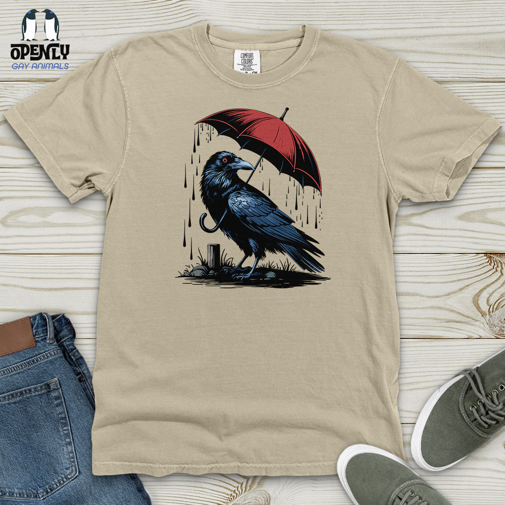 Raven in Rain Heavy Cotton Comfort Colors Tee