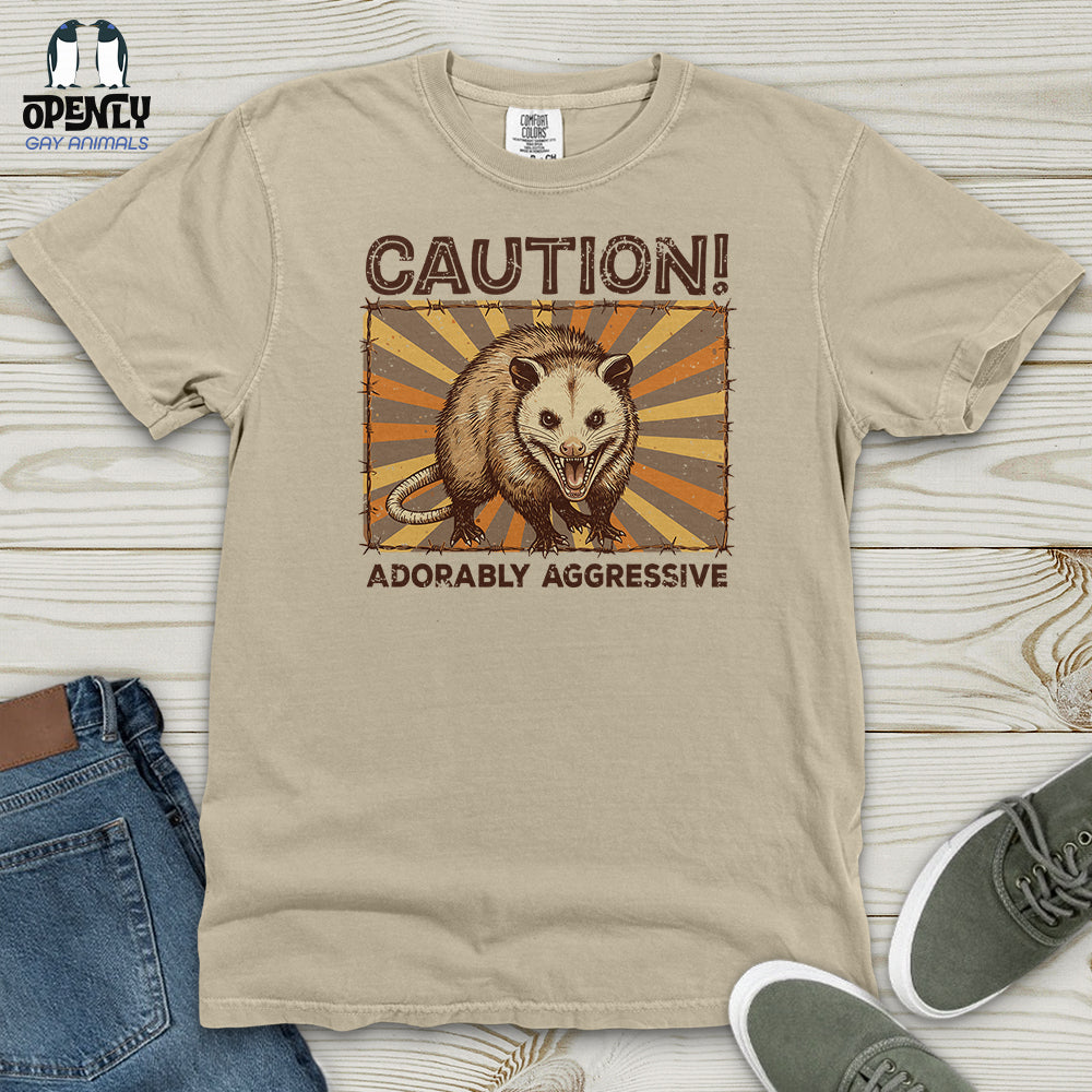 Caution Heavy Cotton Comfort Colors Tee