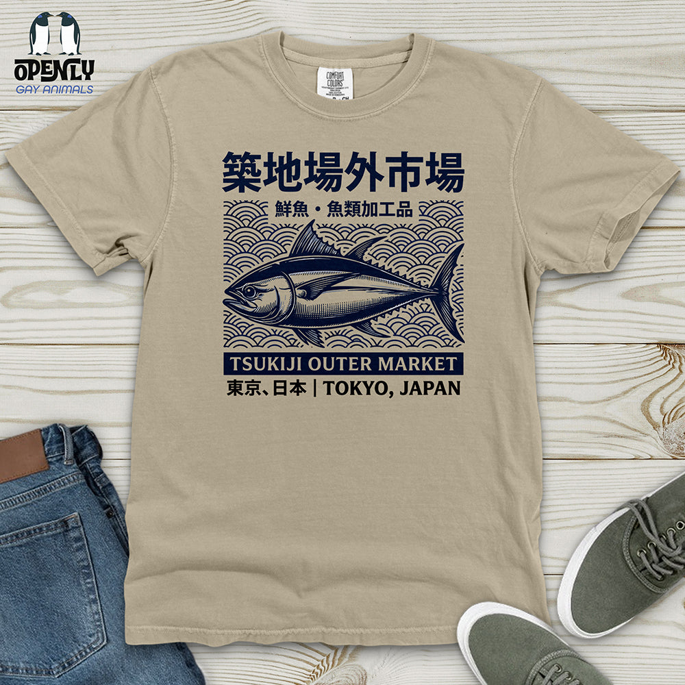 Tsukiji Fish Market Heavy Cotton Comfort Colors Tee
