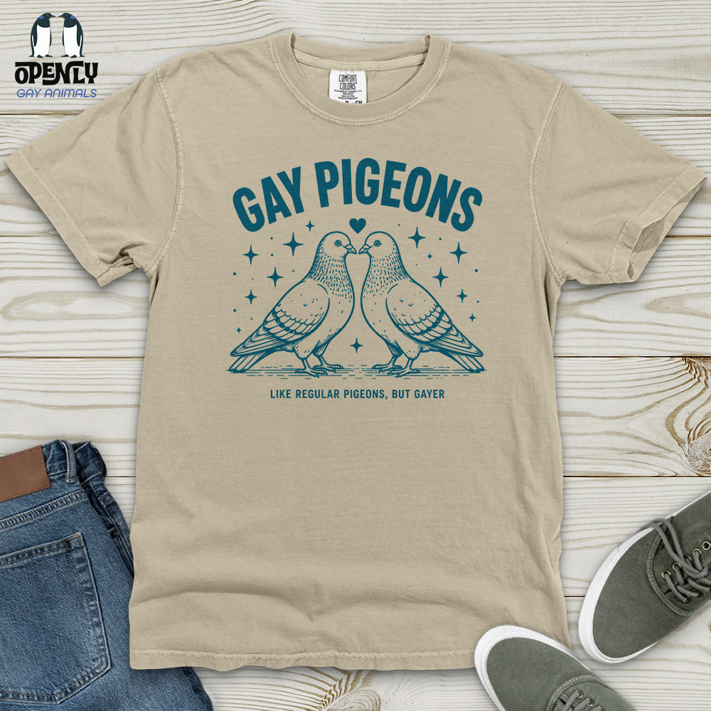 Gay Pigeons Heavy Cotton Comfort Colors Tee
