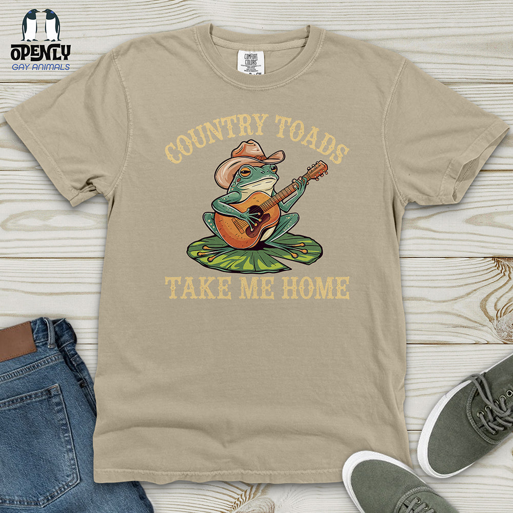 Country Toads Take Me Home Heavy Cotton Comfort Colors Tee