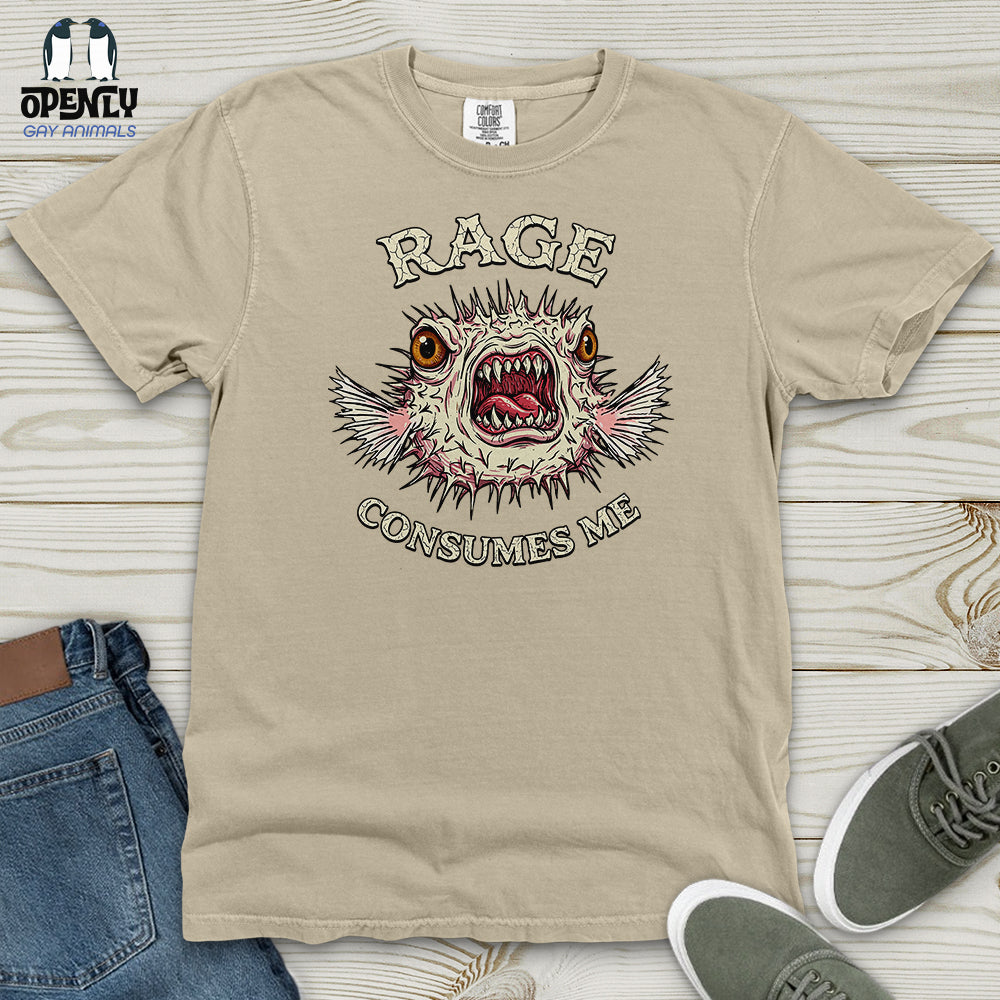 Rage Consumes Me Heavy Cotton Comfort Colors Tee