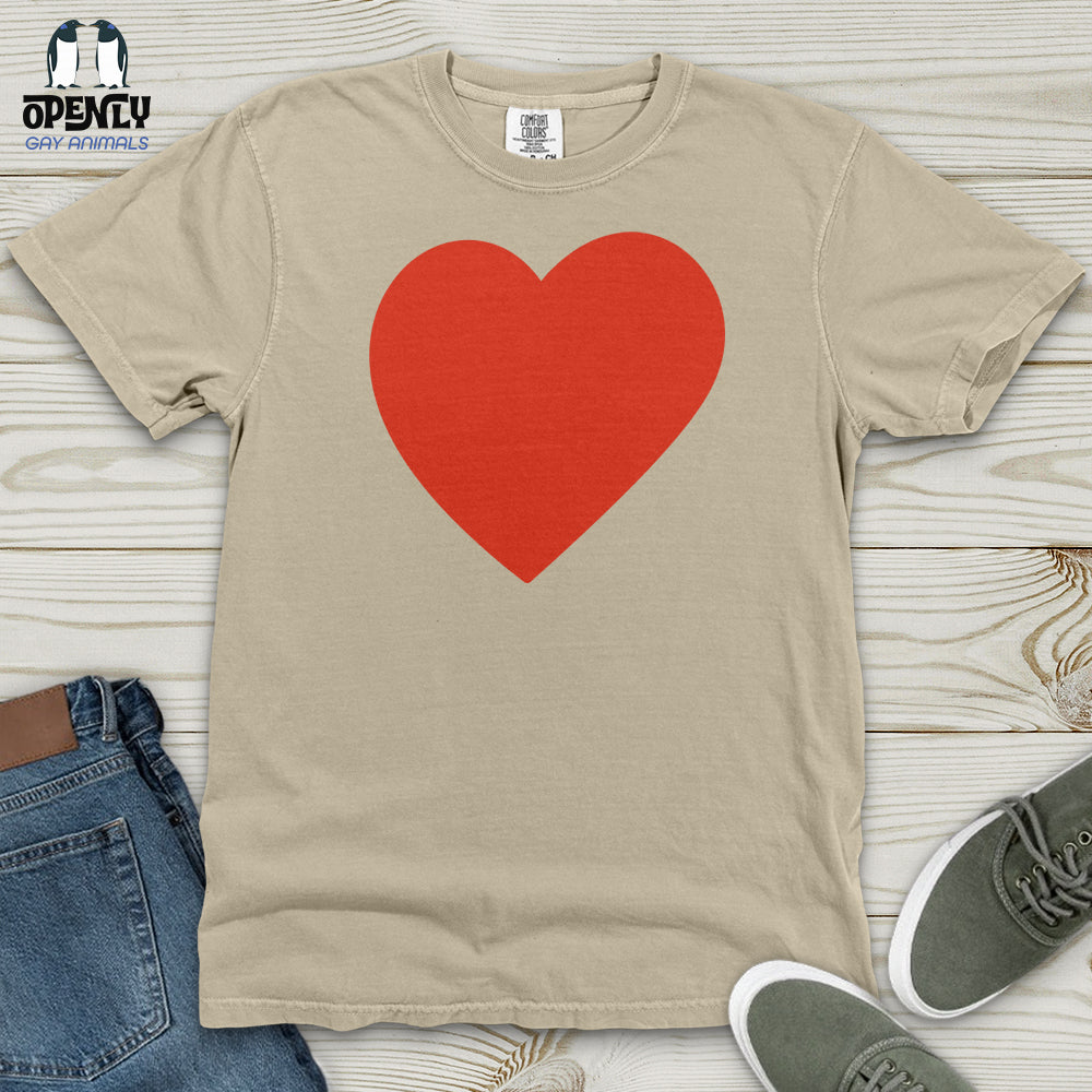 Heart Tee Heavy Cotton Comfort Colors Tee