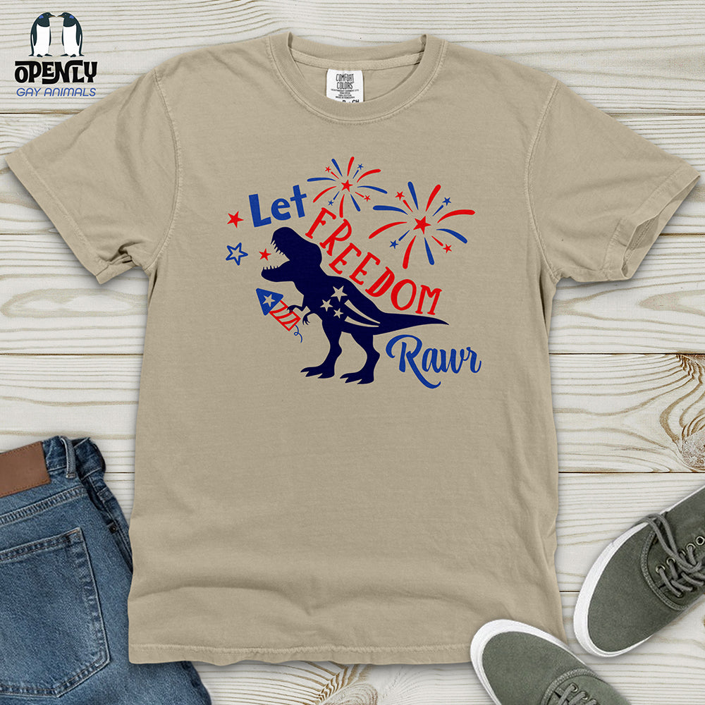 Let FREEDOM Rawr Heavy Cotton Comfort Colors Tee