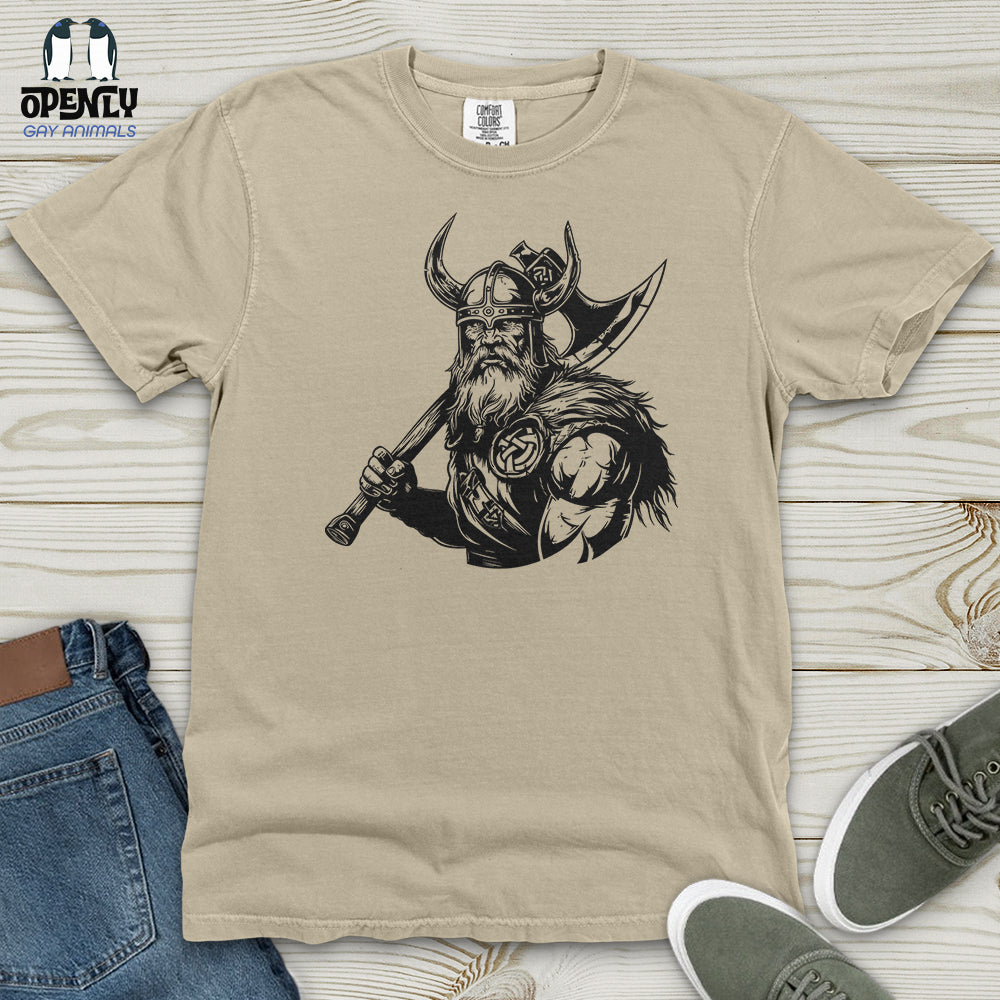 Viking Warrior Emblem Heavy Cotton Comfort Colors Tee