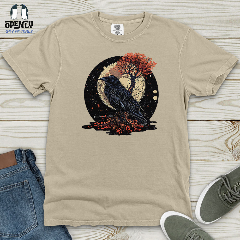 Mystical Raven Moon Heavy Cotton Comfort Colors Tee
