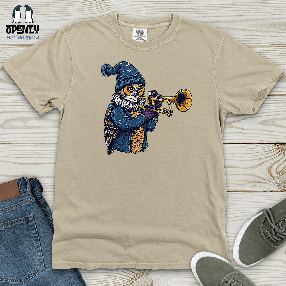 Owl Trumpet Performance Heavy Cotton Comfort Colors Tee