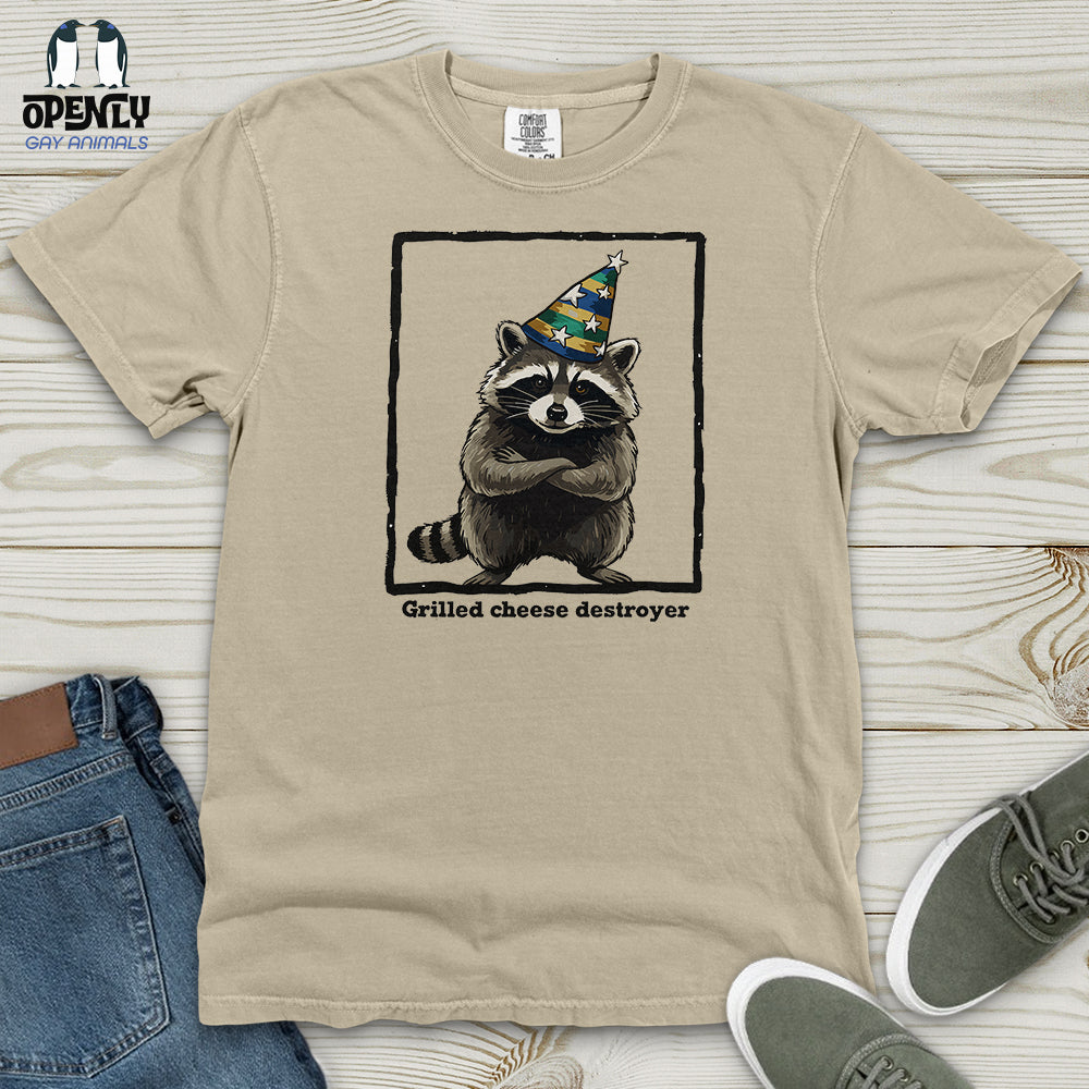 Grilled Cheese Destroyer Heavy Cotton Comfort Colors Tee