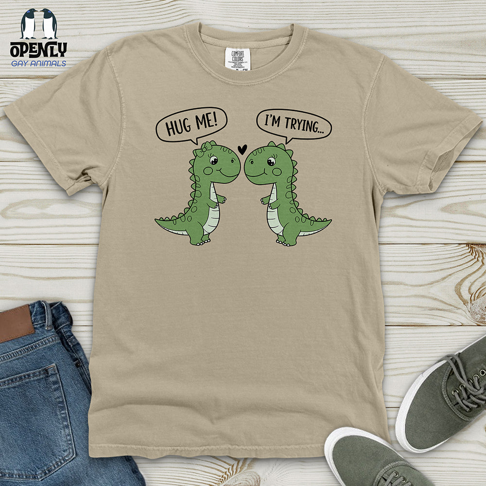 Hug Me Heavy Cotton Comfort Colors Tee