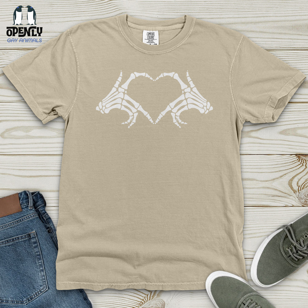 Halloween Skeleton Hand Shirt Heavy Cotton Comfort Colors Tee