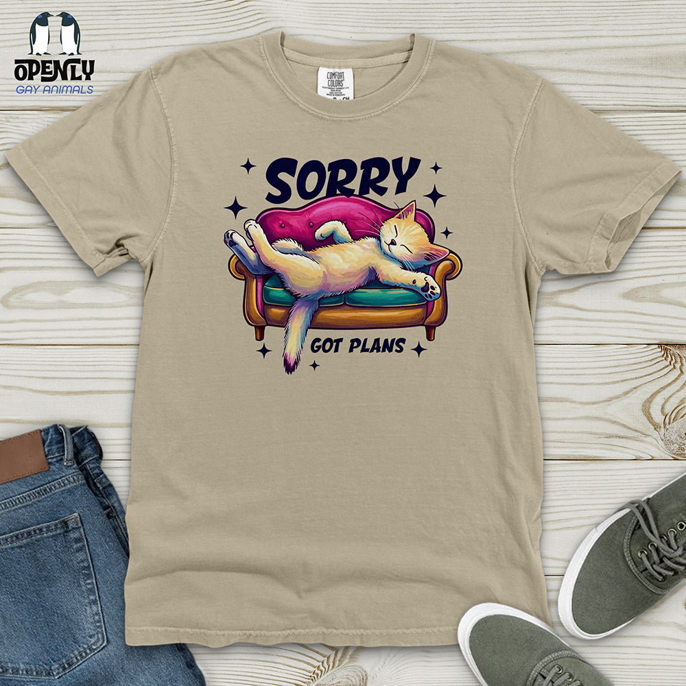 Sorry Got Plans Heavy Cotton Comfort Colors Tee