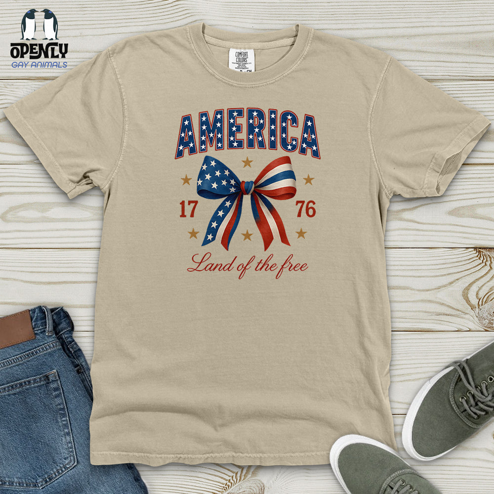 America Land of the Free Heavy Cotton Comfort Colors Tee