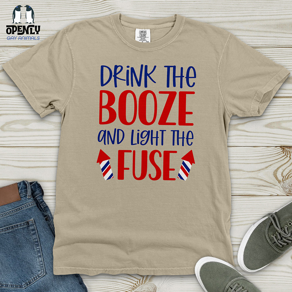 Drink The Booze Heavy Cotton Comfort Colors Tee