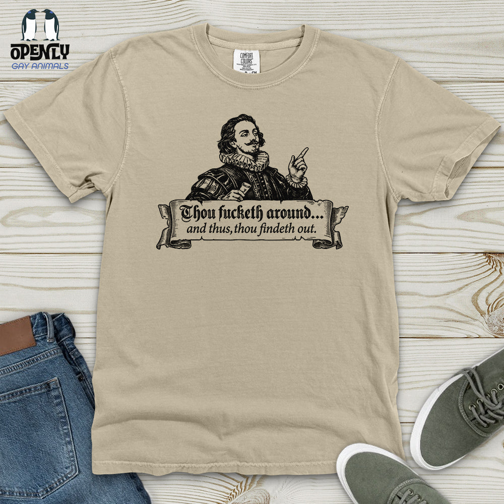 William Shakespeare Quote Heavy Cotton Comfort Colors Tee