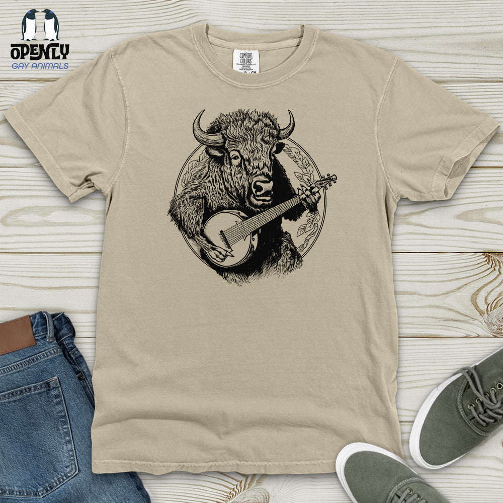 Banjo Bison Heavy Cotton Comfort Colors Tee