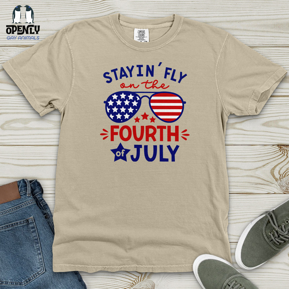 Stayin' Fly on the Fourth of July Heavy Cotton Comfort Colors Tee