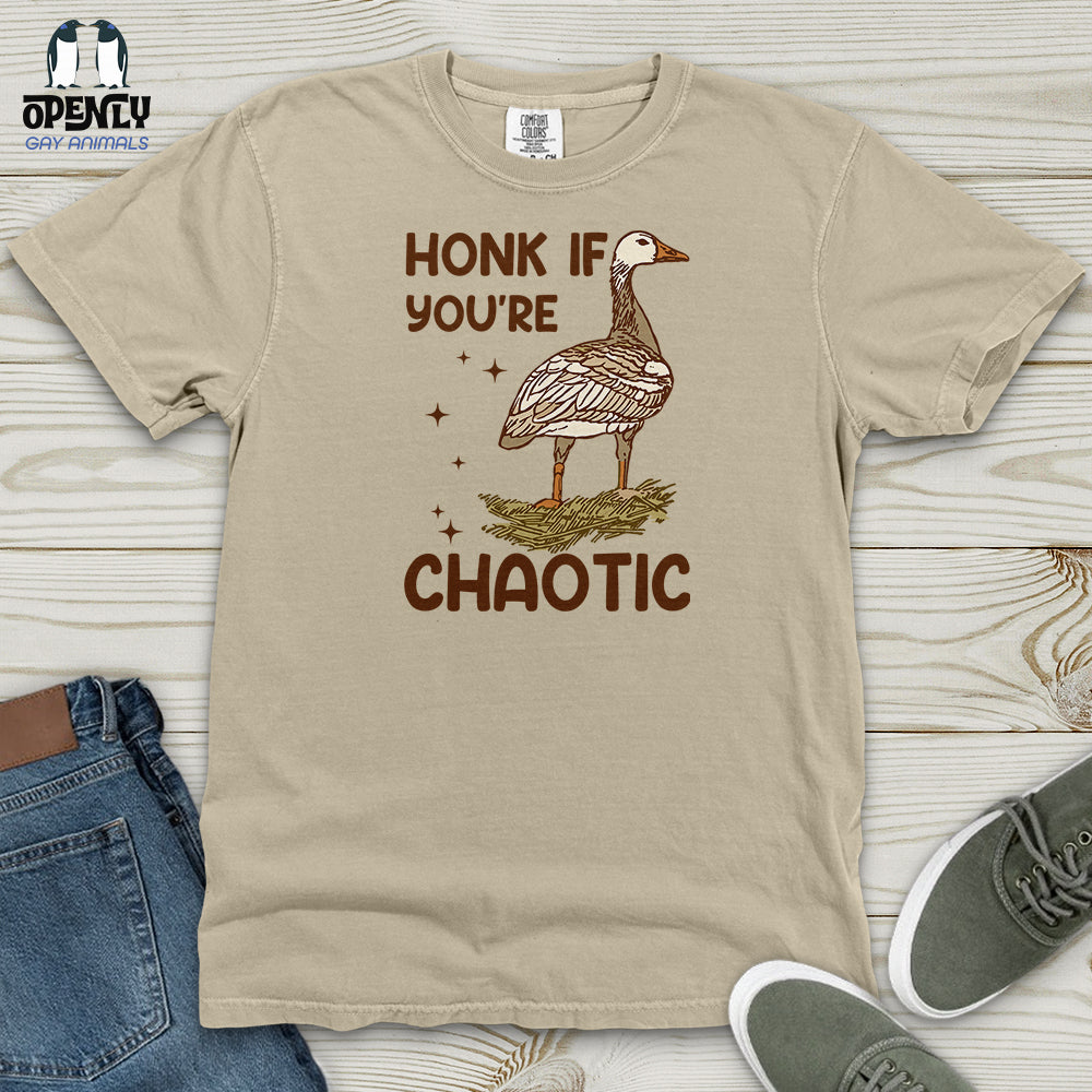 Honk If You're Chaotic Heavy Cotton Comfort Colors Tee