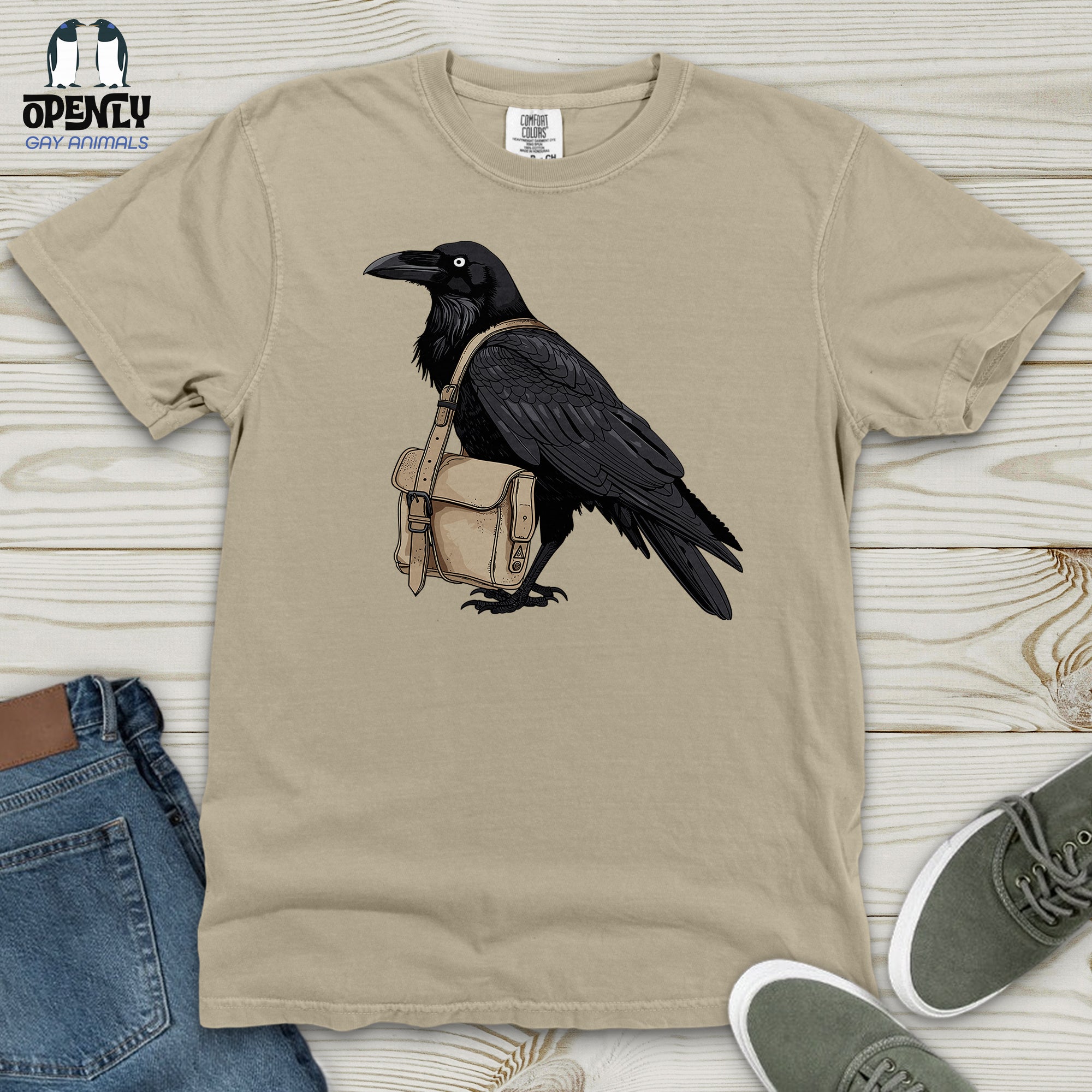 Raven Postal Carrier Heavy Cotton Comfort Colors Tee