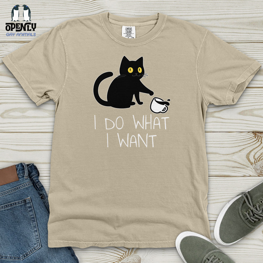 I Do What I Want Heavy Cotton Comfort Colors Tee