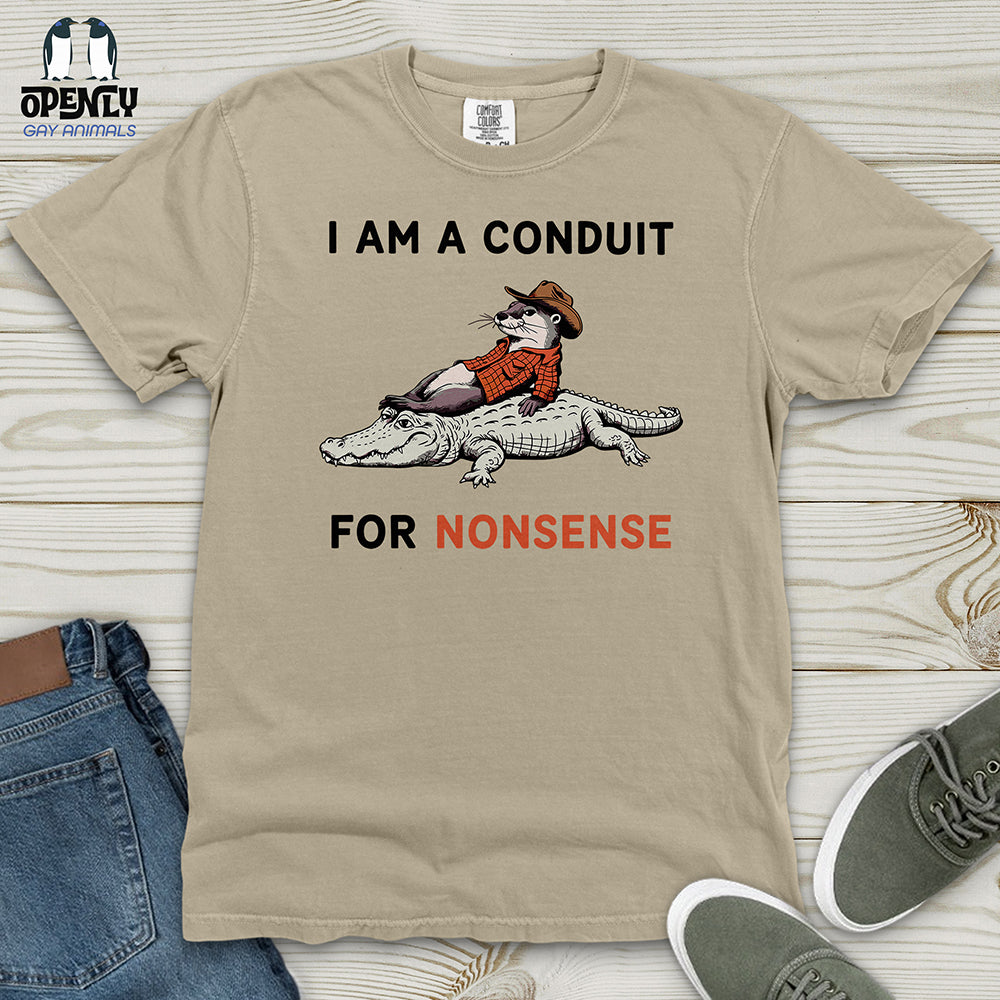 Cowboy Capybara on Alligator Heavy Cotton Comfort Colors Tee