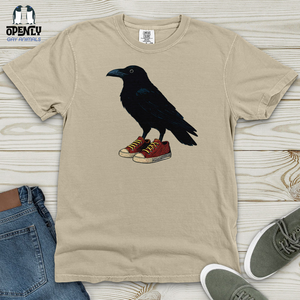 Raven Wearing Sneakers Heavy Cotton Comfort Colors Tee