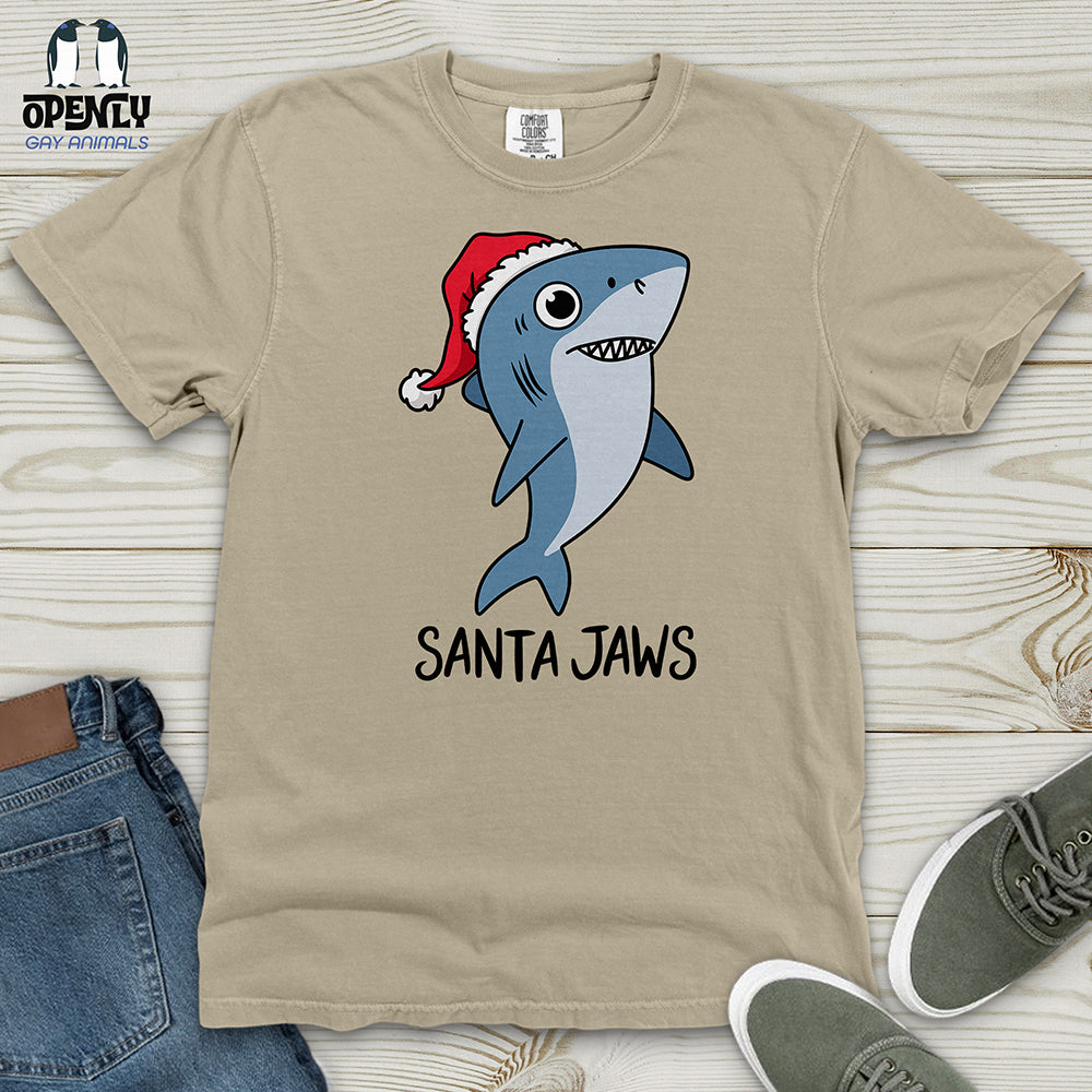 Santa Jaws Heavy Cotton Comfort Colors Tee