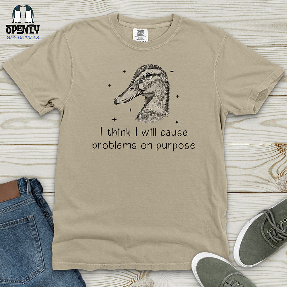 I Think I Will (Funny Goose) Heavy Cotton Comfort Colors Tee