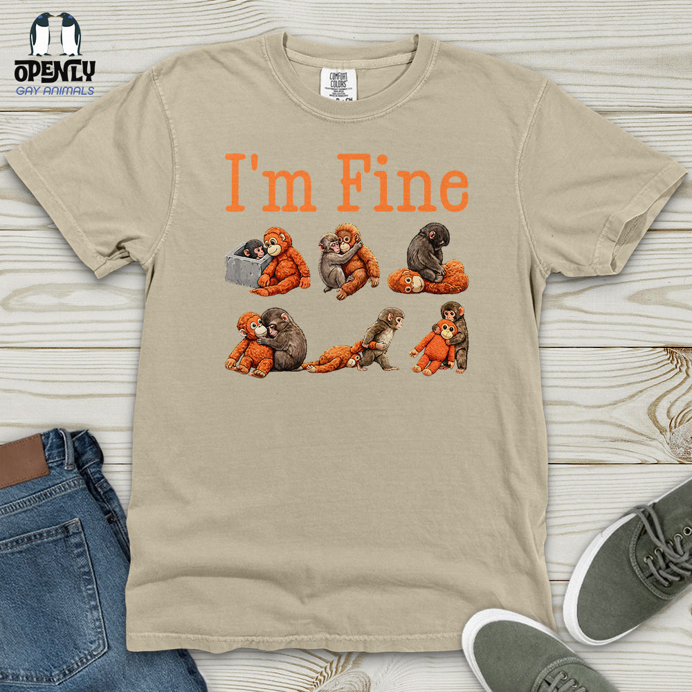 I'm Fine 02 Heavy Cotton Comfort Colors Tee