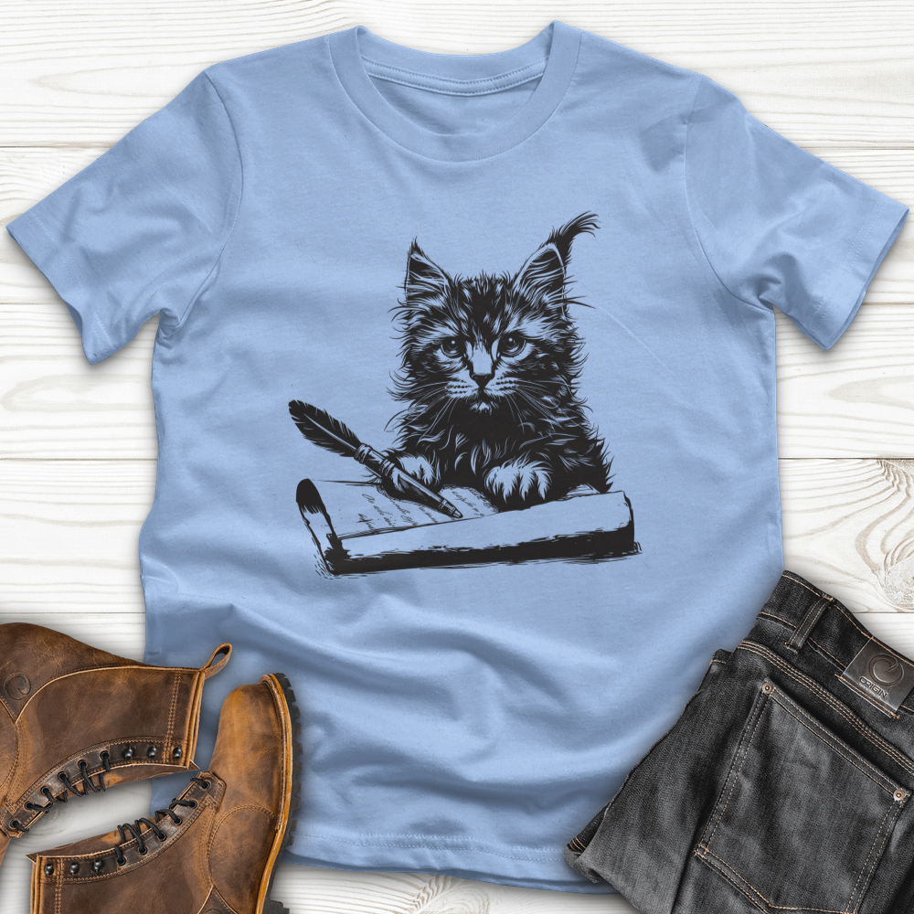 Kitten Poetic Scribe Softstyle Tee