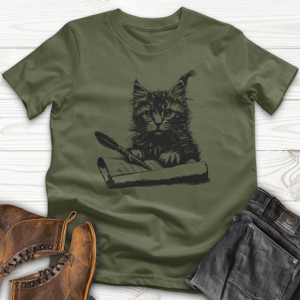 Kitten Poetic Scribe Softstyle Tee