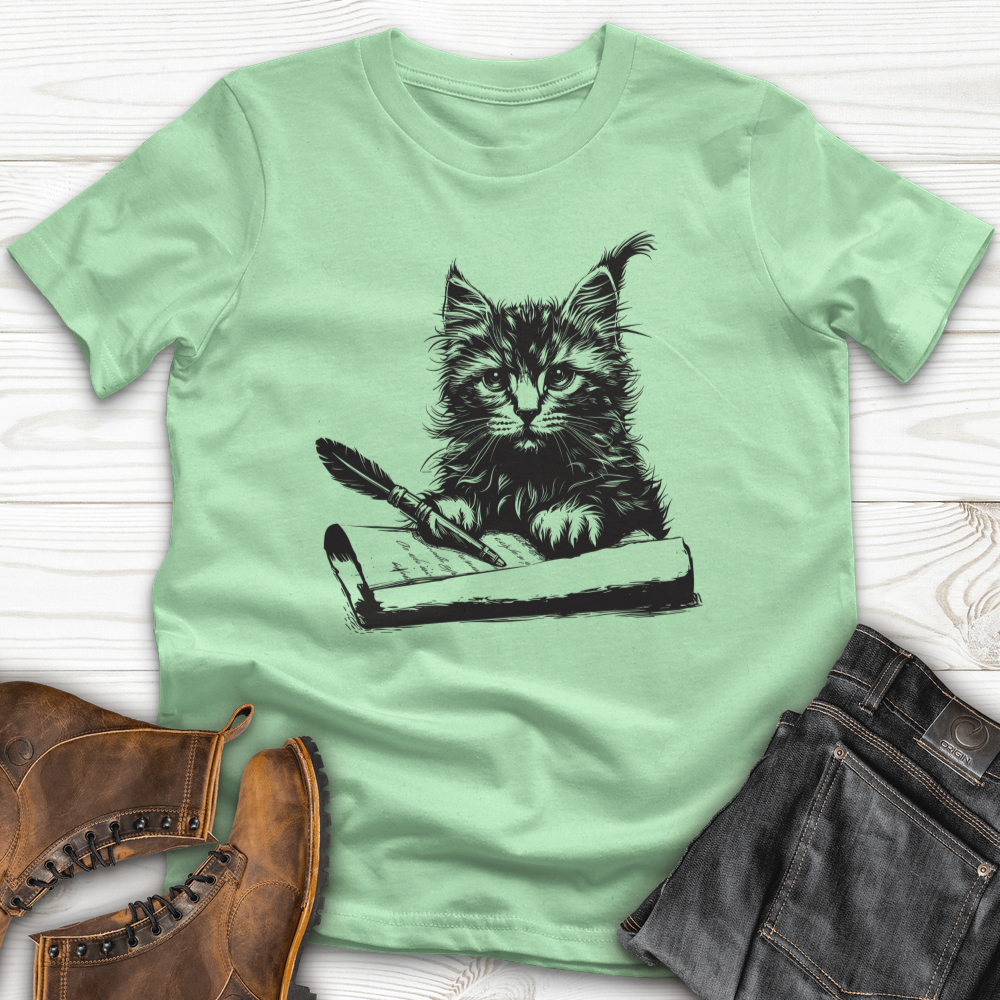 Kitten Poetic Scribe Softstyle Tee