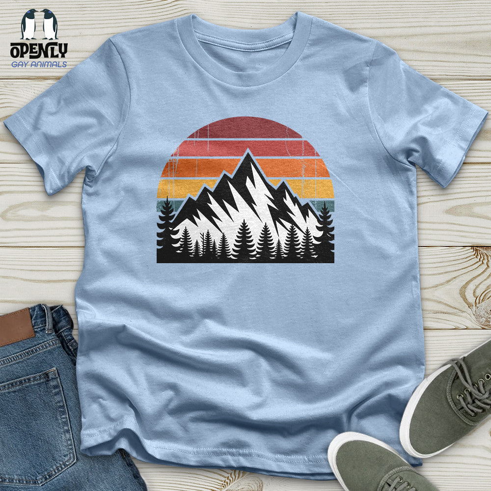 Retro Vintage Mountain Unisex T-Shirt