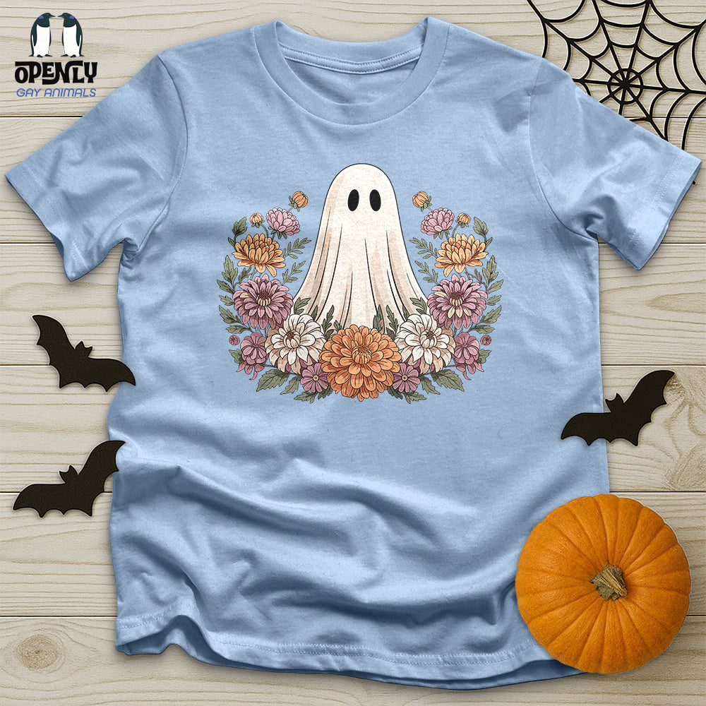 Floral Halloween Ghost Unisex T-Shirt