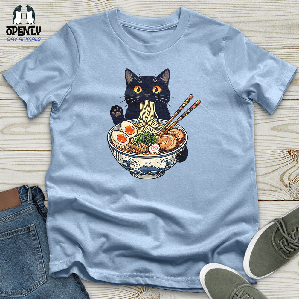 Cat with Ramen Unisex T-Shirt