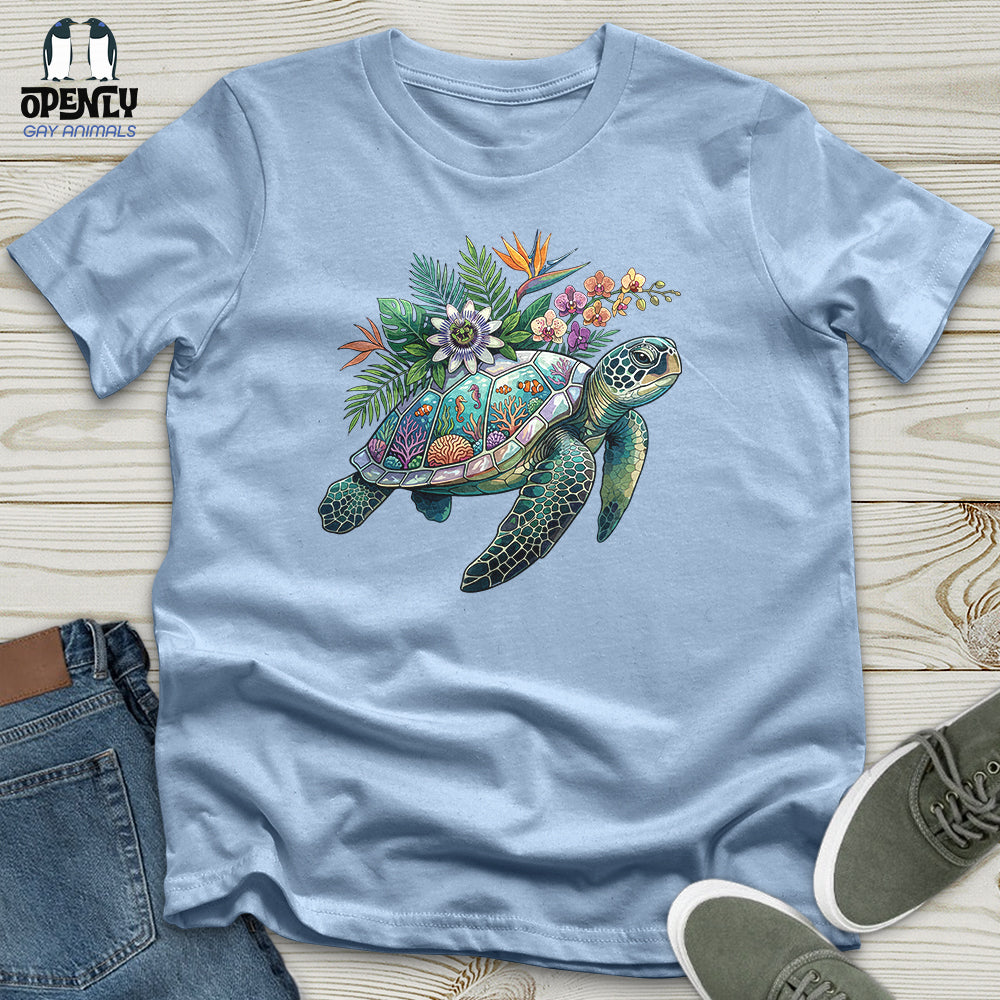 Floral Turtle Unisex T-Shirt