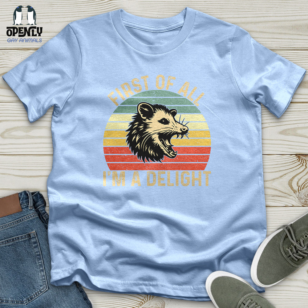 First Of All I am A Delight Softstyle Tee