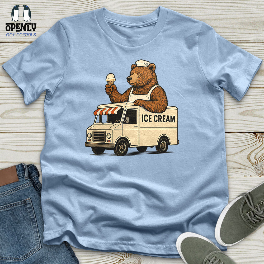 Bear Ice Cream Truck Unisex T-Shirt