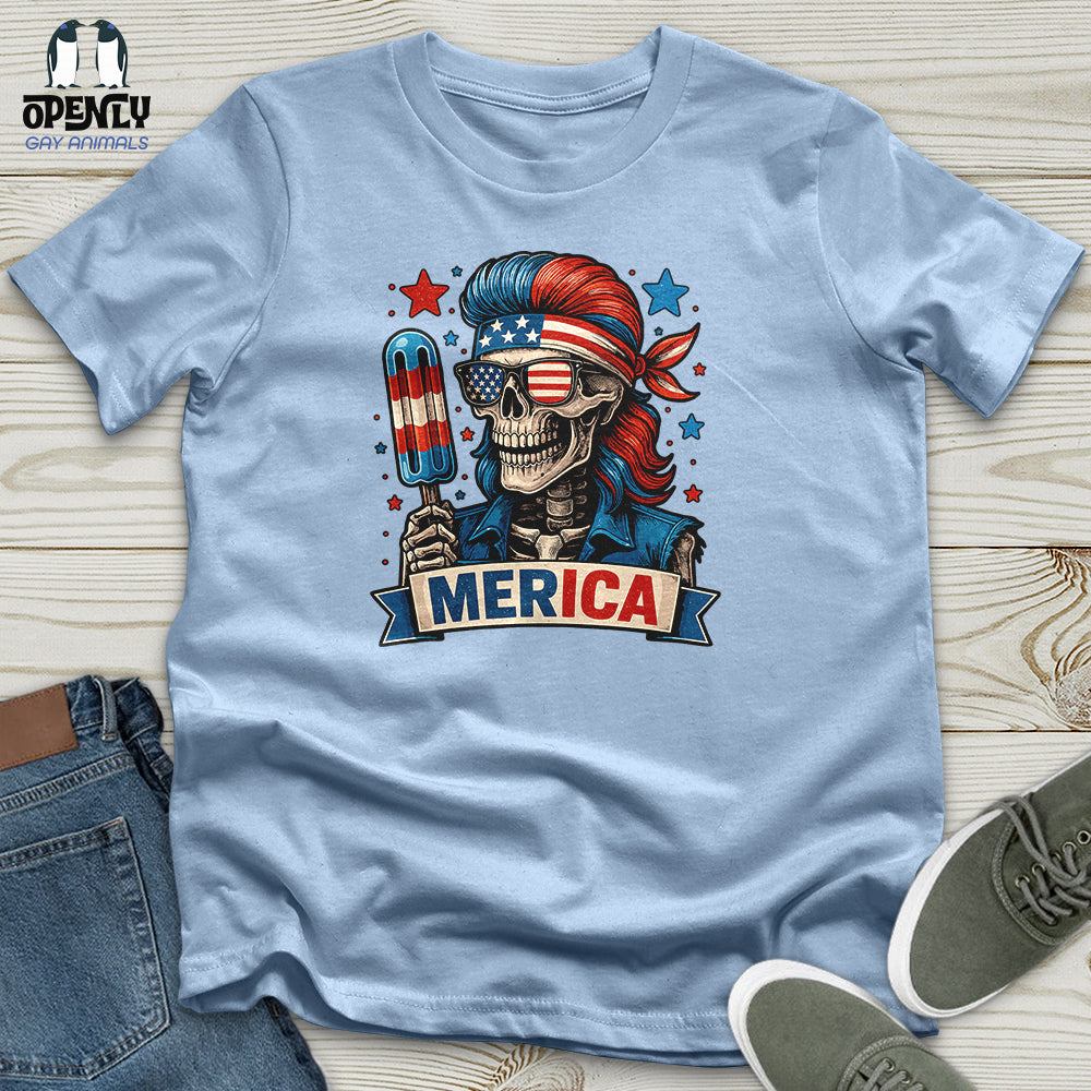 Merica Skull Unisex T-Shirt