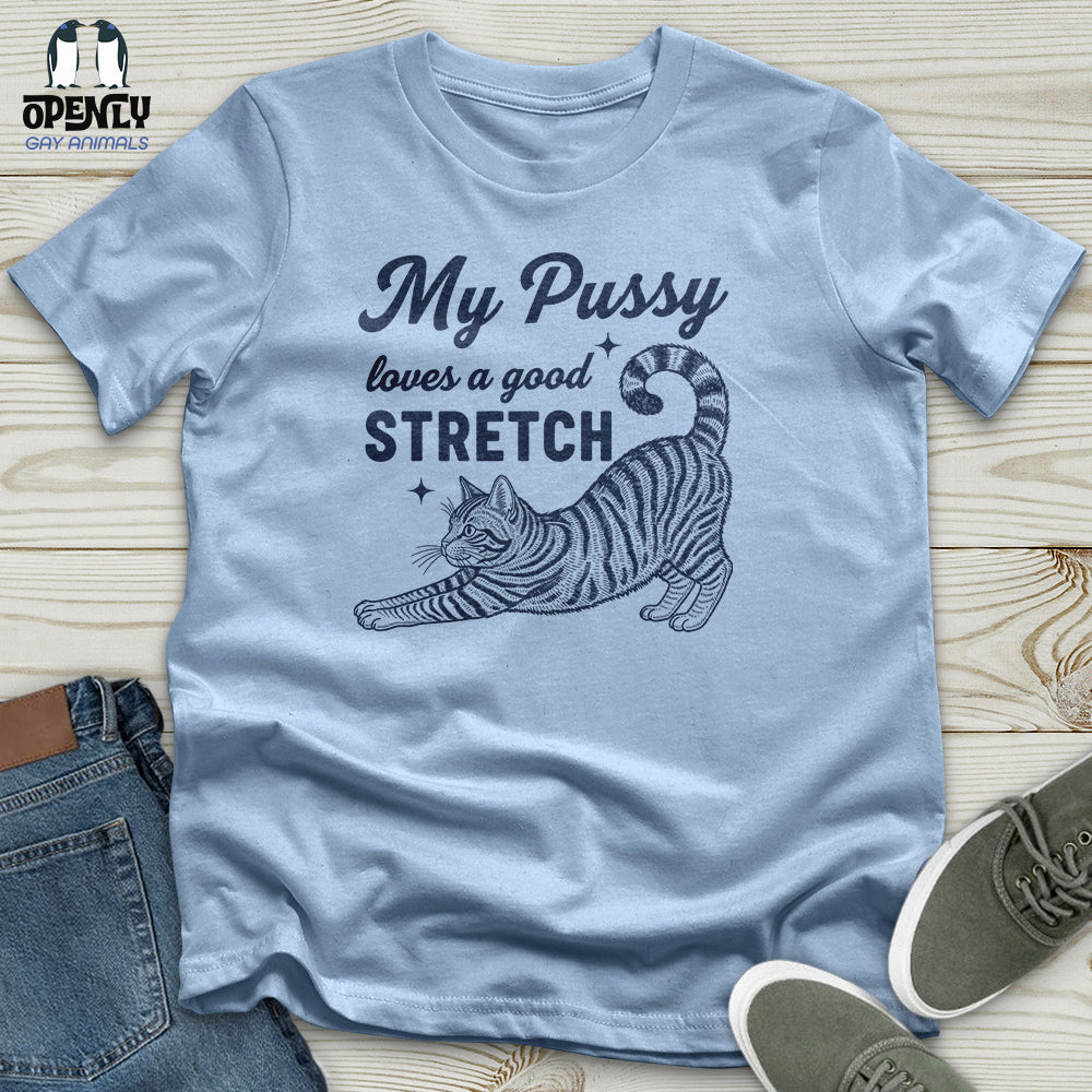 My Pussy Loves a Good Stretch Unisex T-Shirt
