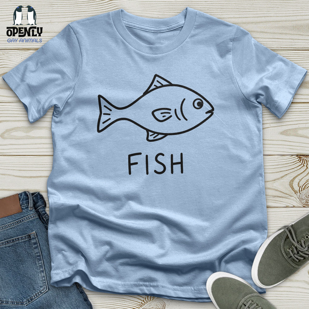 Minimalist Fish Unisex T-Shirt