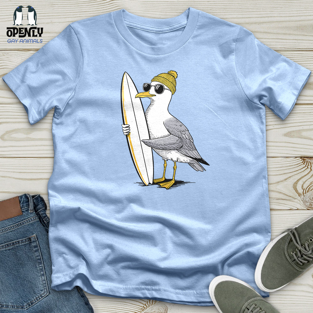 Surfing Seagull Softstyle Tee