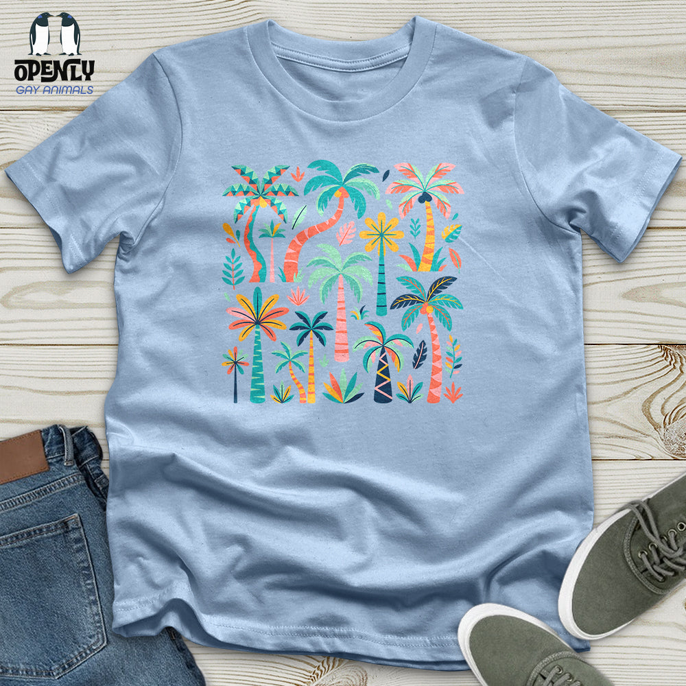 Colorful Palm Trees Unisex T-Shirt