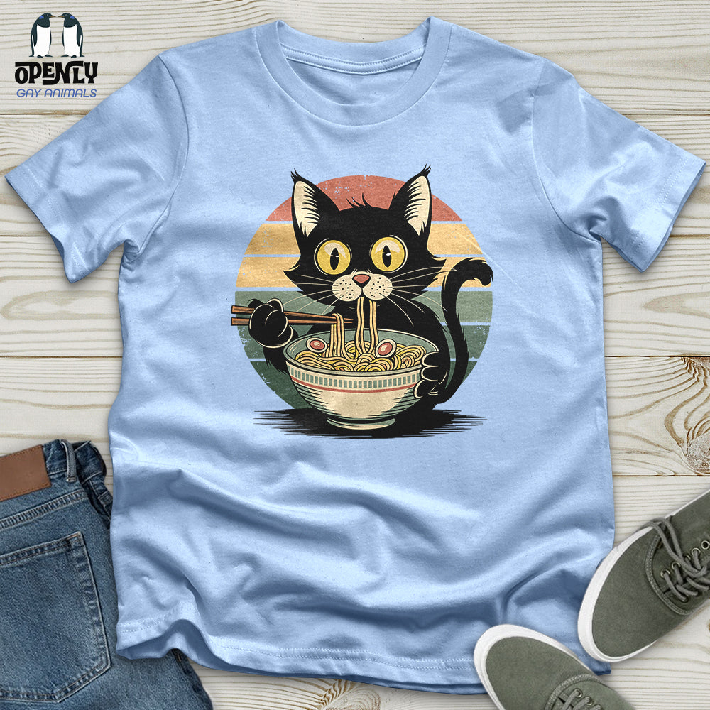 Cat With Ramen Softstyle Tee