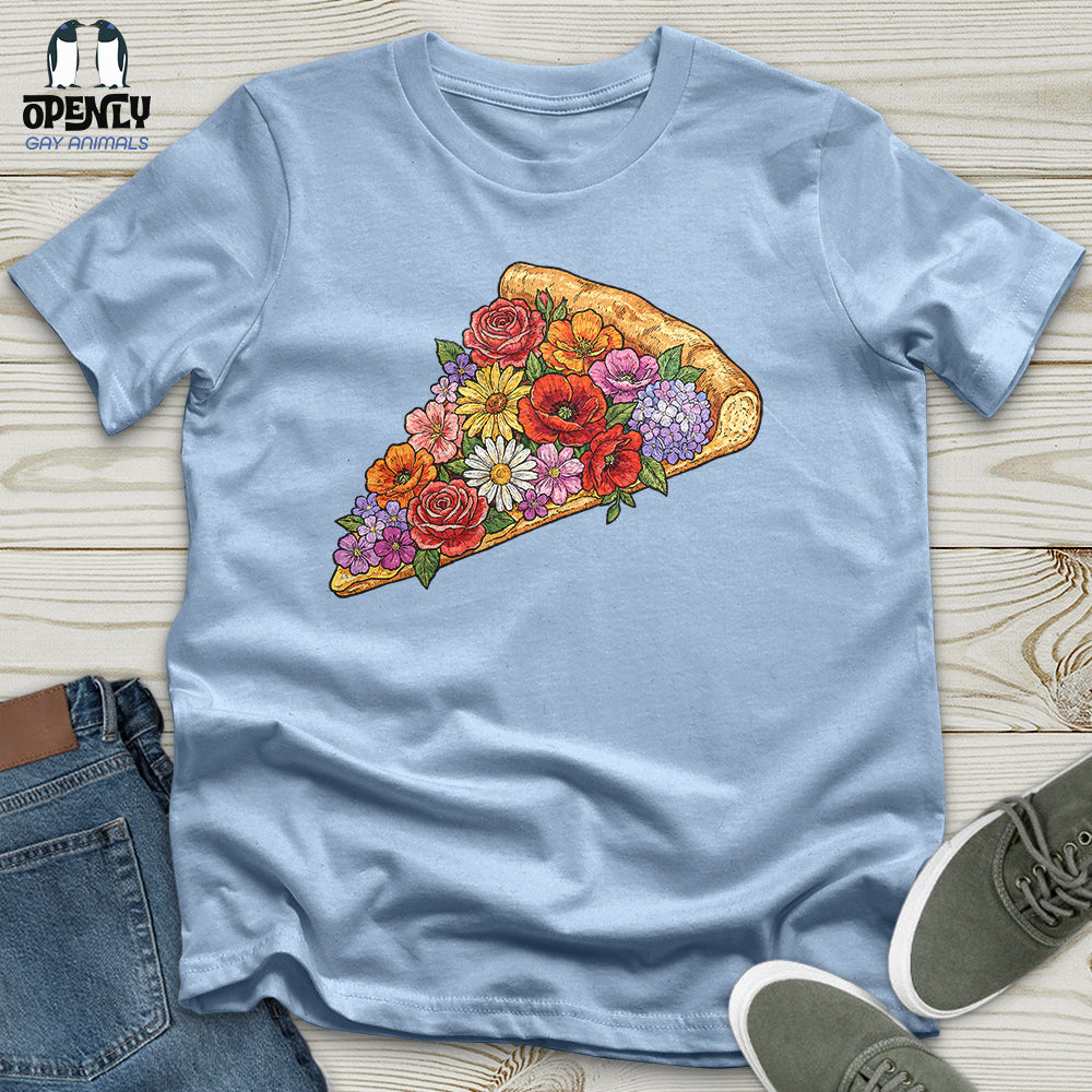 Flowers Pizza Unisex T-Shirt