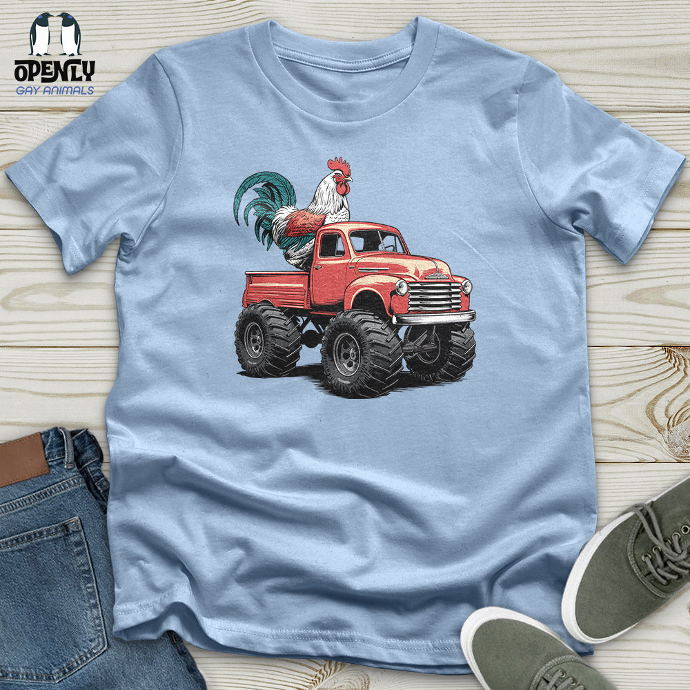 Chicken Monster Truck Unisex t-shirt
