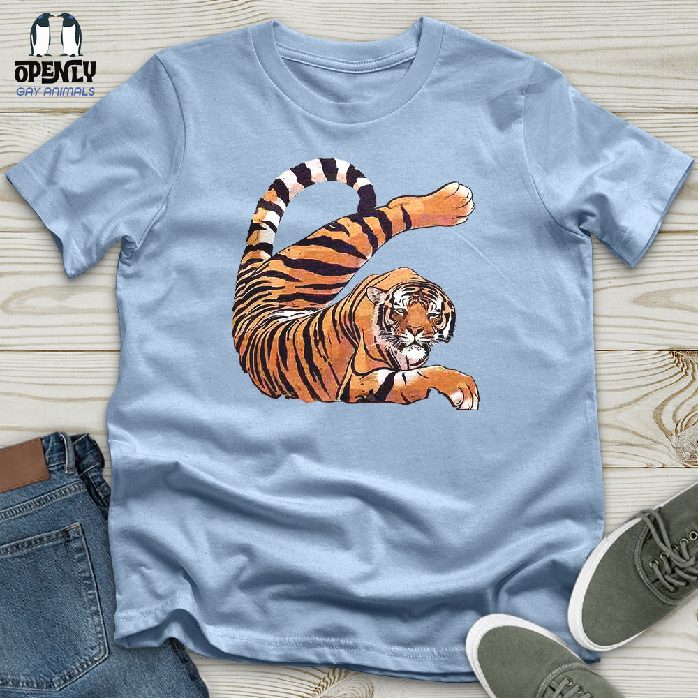 Stretching Tiger Unisex T-Shirt