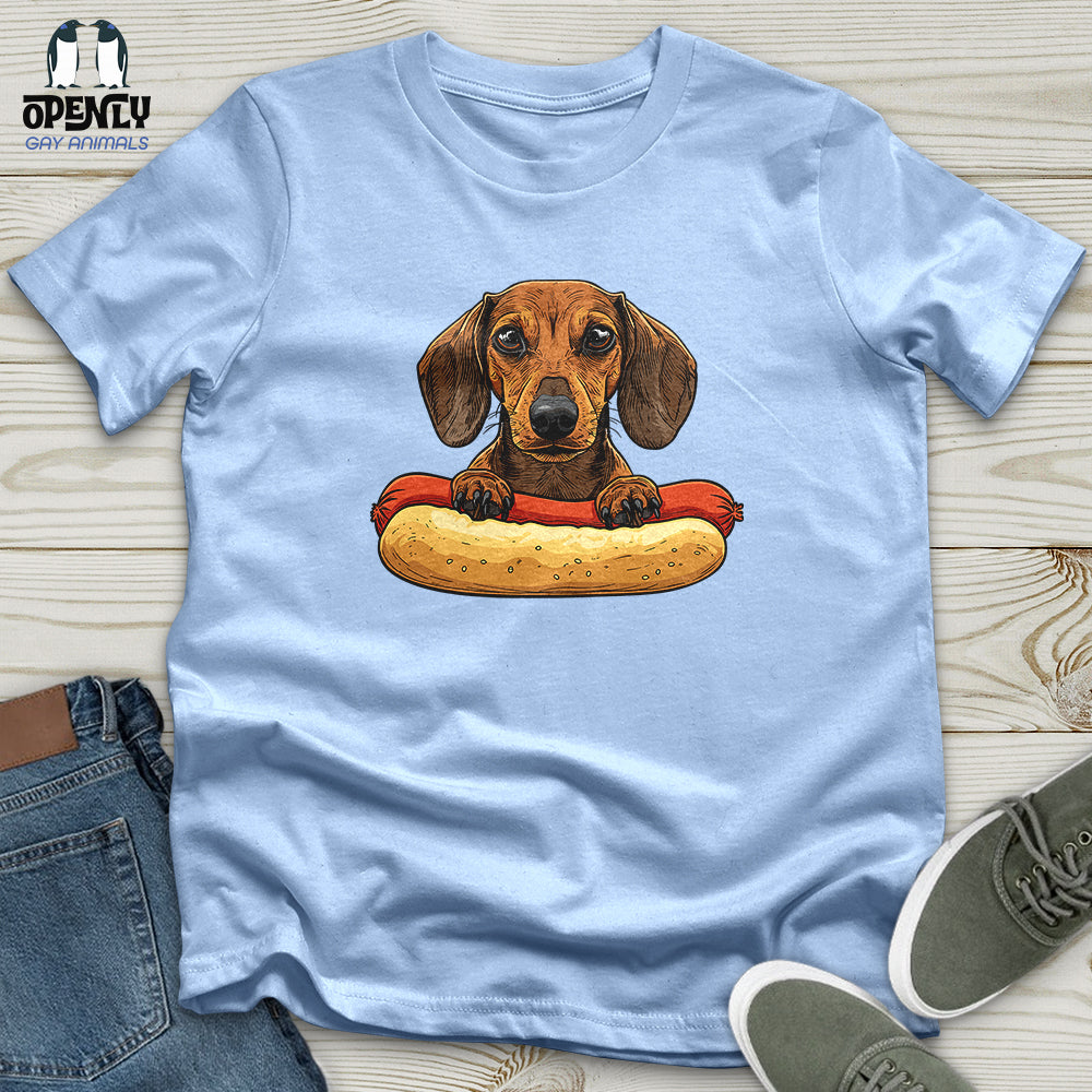 Dachshund Hotdog Hug Softstyle Tee