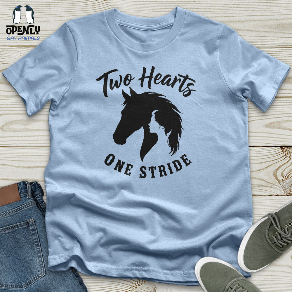 Two Hearts One Stride Unisex T-Shirt