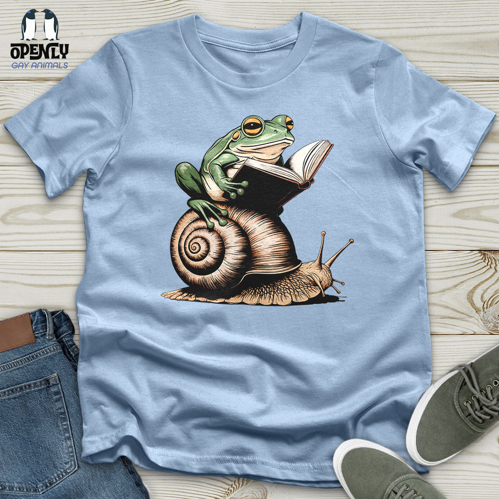 Frog Riding Sanil Unisex t-shirt